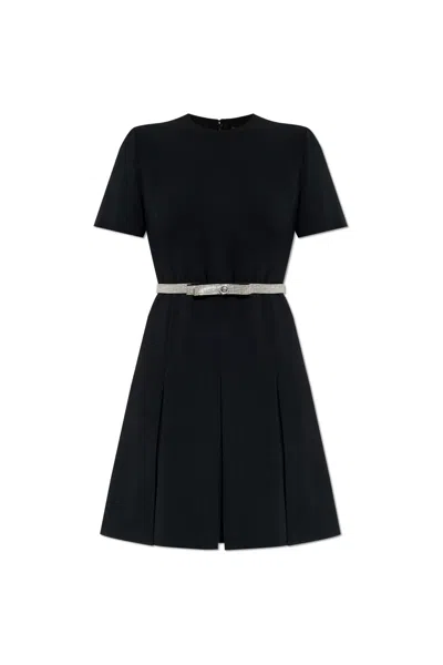 VERSACE VERSACE DRESS WITH A WAIST BELT