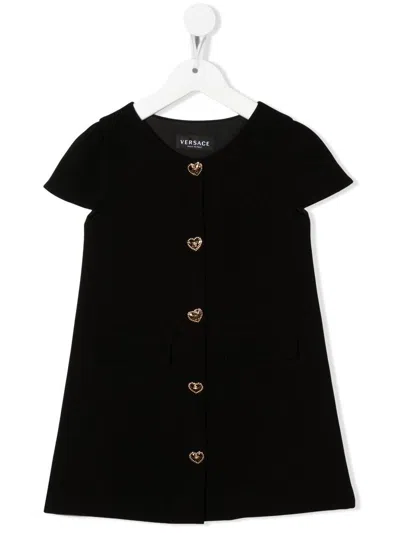 Versace Kids' Cady Dress Black In Nero