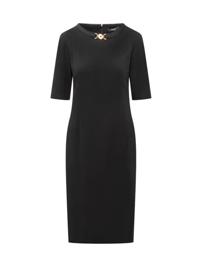 Versace Dress With Medusa '95 In Black
