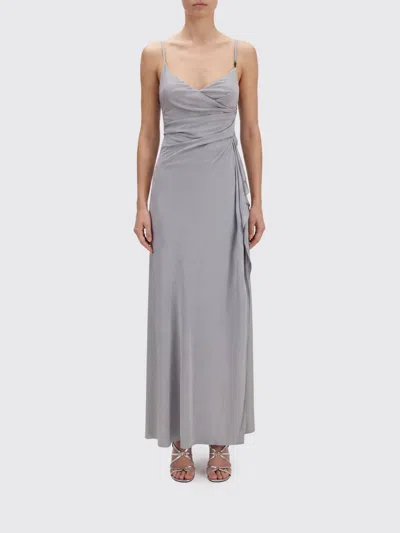 Versace Dress Woman In Gray