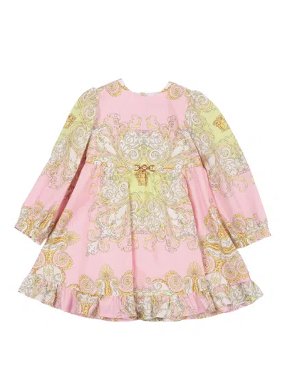 Versace Kids'  Dress In Multi