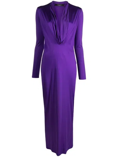 Versace Dresses In Purple
