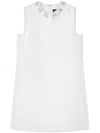 Versace Bead-embellished Minidress In White