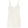 Versace Scoop-neck Minidress In White