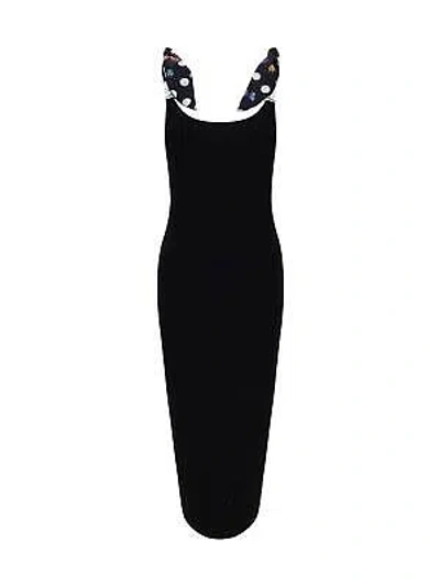 Pre-owned Versace Dua Lipa X  - Knitted Dress In Black