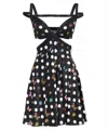 Versace Dua Lipa La Vacanza Runway Butterfly Harness Dress In Black