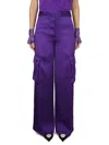 Versace Duchesse Viscose Informal Wide-leg Cargo Pant