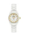 Versace Dv One Mini Automatic Watch In White