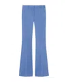 Versace Pressed-crease Trousers In Blue