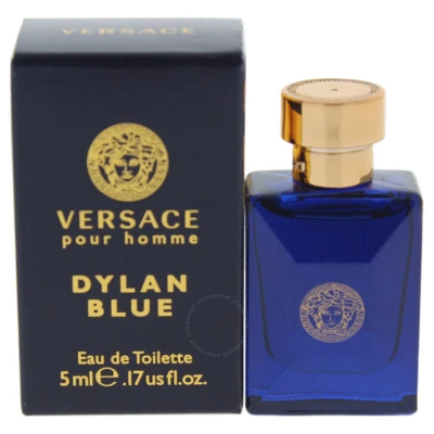 Versace Dylan Blue By  Edt Mini 0.17 oz (5.0 Ml) (m) In Black / Blue / Violet