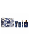 Versace Dylan Blue Pour Homme Eau De Toilette Gift Set ($197 Value) In Transparent