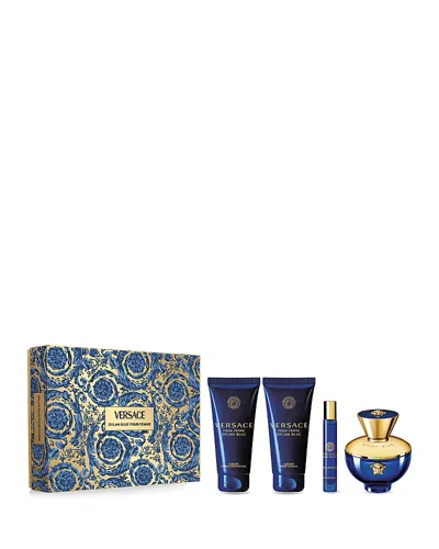 Versace Dylan Blue Pour Femme Eau De Parfum Gift Set ($215 Value) In White