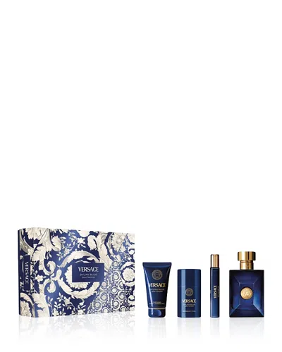 VERSACE DYLAN BLUE POUR HOMME EAU DE TOILETTE GIFT SET ($197 VALUE)