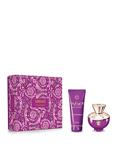 Versace Dylan Purple Eau De Parfum Gift Set ($171 Value) In White
