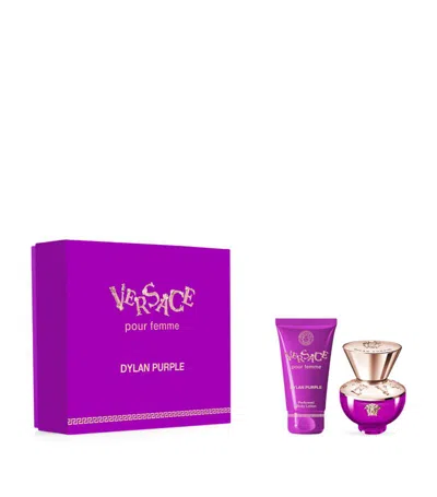Versace Dylan Purple Eau De Parfum Gift Set (30ml) In Multi