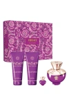 VERSACE DYLAN PURPLE EAU DE PARFUM SET $199 VALUE