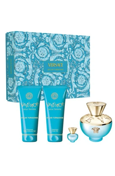 Versace Dylan Turquoise Eau De Toilette Gift Set ($184 Value)