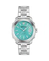 Versace Dylos Watch, 42mm In Blue/silver