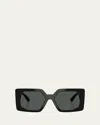 Versace E4478u Square Sunglasses In Black