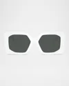 Versace E4478u Square Sunglasses In White