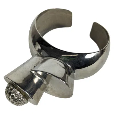 Pre-owned Versace Early Gianni  Art Deco Modernist Cuff In Multi
