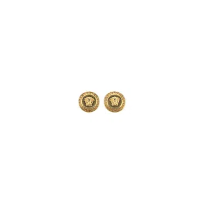 Versace Earrings In Black