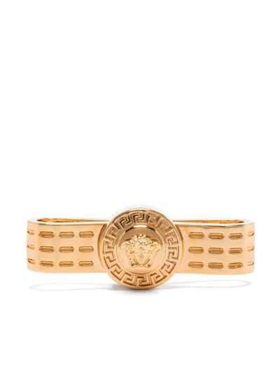 Versace Earrings Metal In Gold