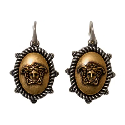 Versace Earrings -  - Metal - Multicolor In Gold