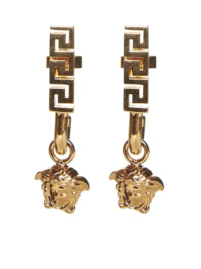 Versace Earrings In  Gold