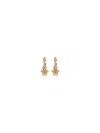 Versace Earrings In  Gold-crystal