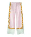 Versace Elastic Waist Casual Pants In Multi