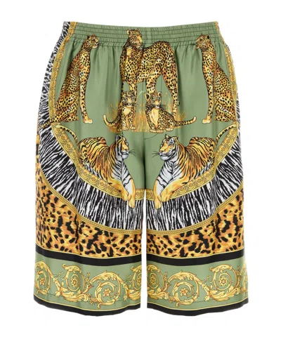 VERSACE ELASTIC WAIST SHORTS