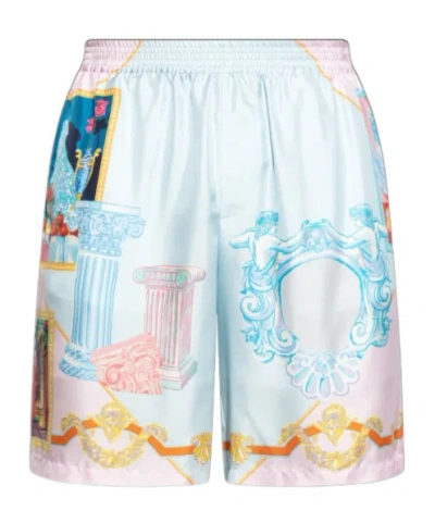 VERSACE VERSACE PATTERN-PRINTED SHORTS