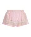 Versace Chain Print Shorts In Pink