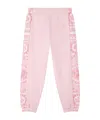 Versace Elastic Waist Sweatpants In Pink