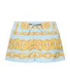 Versace Bermuda Mare In Poliestere Stampato Uomo