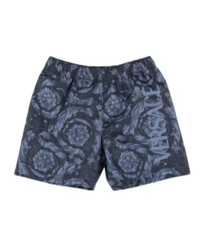 Versace Elastic Waist Swimming Trunks