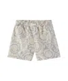 Versace Elastic Waist Swimming Trunks In Nude