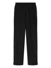 Versace Elasticated-cuff Trousers In Black