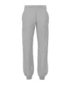 Versace Drawstring Knitted Track Pants In Gray