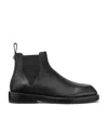 Versace Elasticated Side-panel Boots In Black