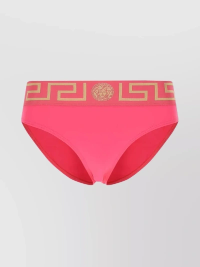 Versace Elasticated Waistband In Pink