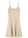 Versace Baroque Texture Mini Robe In Neutrals