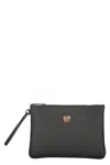 Versace Elegant Black Clutch. In Black