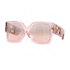 Versace Womens Ve4402 Butterfly-frame Acetate Sunglasses Pink In Brown