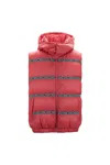 Versace Man Down Jacket Red Size 40 Polyester