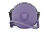 Versace Elegant Round Shoulder Women's Bag In Purple