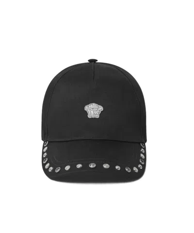 VERSACE VERSACE EMBELLISHED BASEBALL CAP