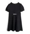 Versace Round Neck Dress In Black