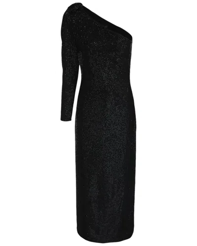 VERSACE VERSACE EMBELLISHED SILK EVENING GOWN